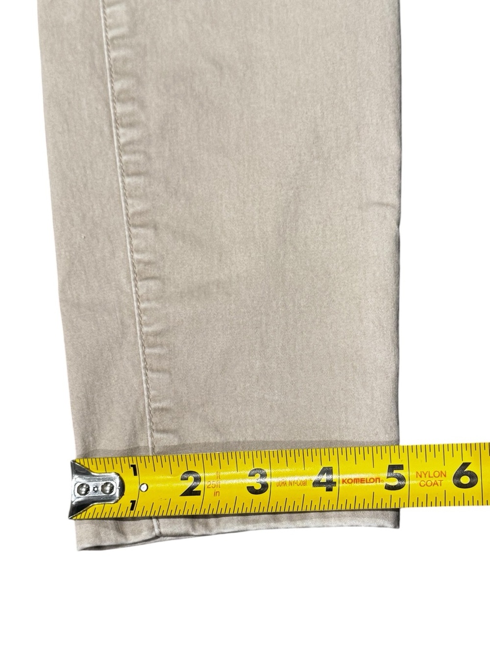 2 pair CURVE APPEAL Jeggings in Mint and Beige/Khaki Slim Stretch Pants, 8/29 - Picture 12 of 15